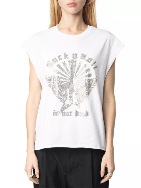 Zadig & Voltaire Cloe Guitar Wings Tee