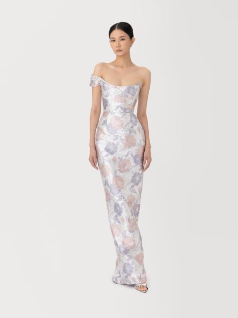 SAU LEE JACKSON BROCADE GOWN