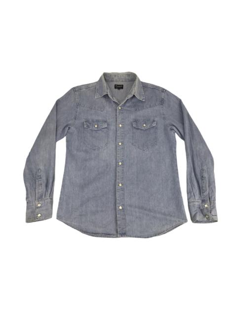 Other Designers Vintage - Vintage Style Panhard Brand Western Denim Jeans Flannel