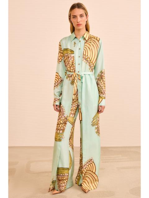 ULLA JOHNSON Bricolage Belted Jumpsuit