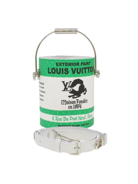 Louis Vuitton LOUIS VUITTON Monogram Painted Can Hand Bag Pvc Green M81592