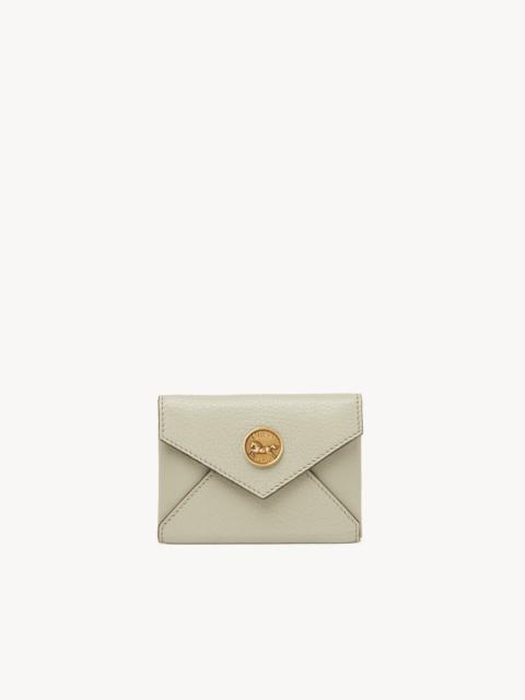 Chloé ENVELOPE CARD HOLDER IN GRAINED LEATHER