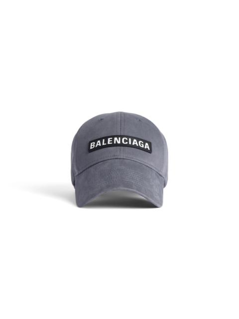 BALENCIAGA Men's Patch Cap in Grey