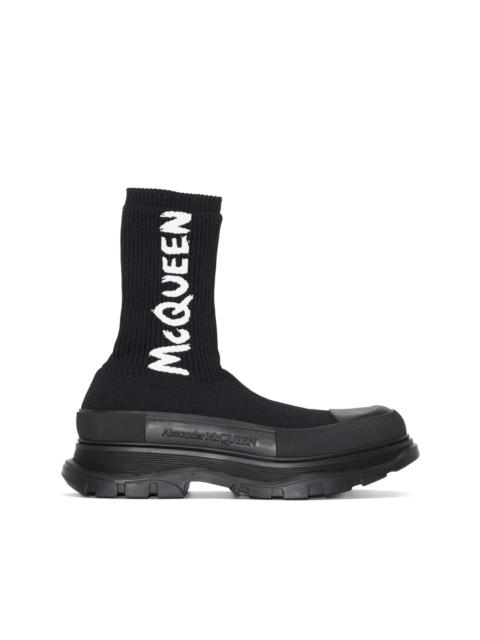 Alexander McQueen Tread sock-style boots