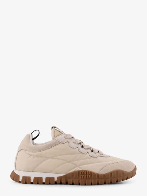 Miu Miu Miu Miu Tyre Sneakers In Technical Fabric And Suede