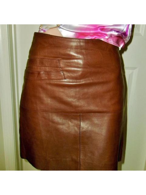 Other Designers Claude Montana Women's Brown Skirt
