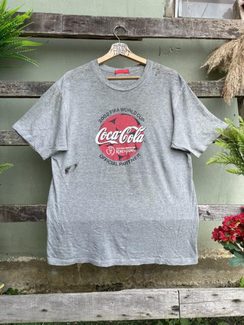 Other Designers Vintage - ⚡️Vintage Coca Cola Fifa World Cup Japan 2002 Distressed Tee