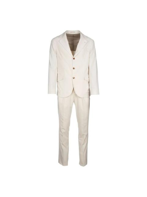 Brunello Cucinelli Brunello Cucinelli Off White Tailored Suit