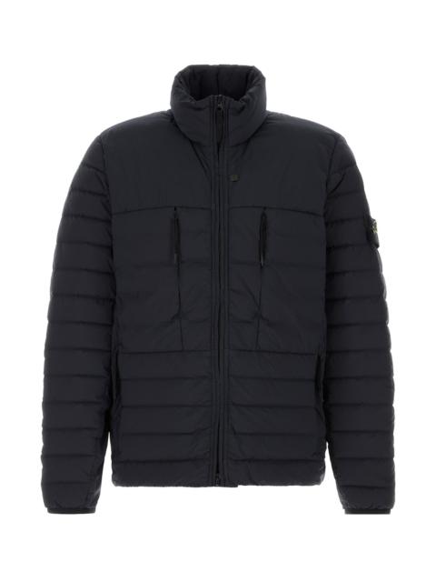 Stone Island Midnight blue stretch nylon down jacket