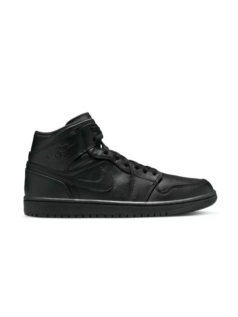 Jordan 1 Mid "Black/Black" Men's Shoe