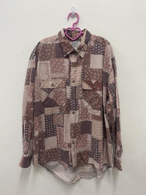 Kapital Rare Vintage PAISLEY Bandana Patchwork Button Up Shirt