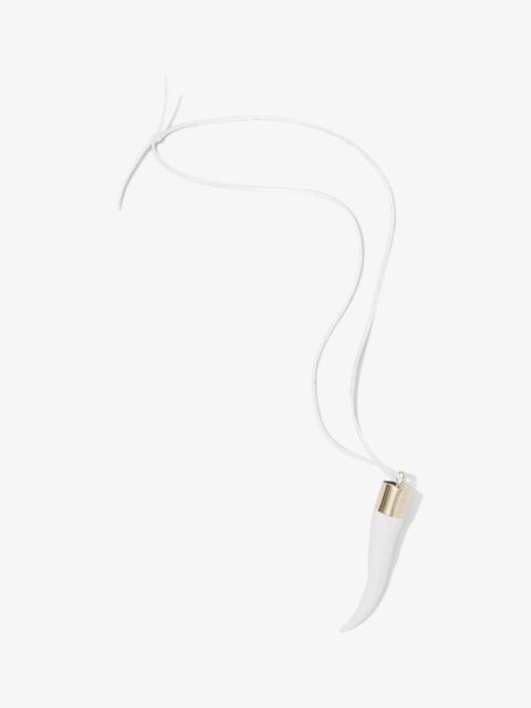 Proenza Schouler Enamel Horn Necklace