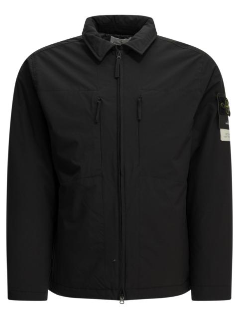 Stone Island Stone Island Soft Shell Padded Jacket Black