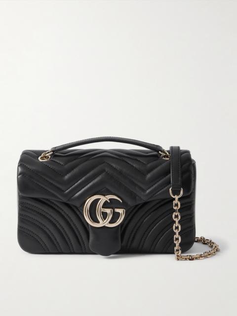 GUCCI Gg Marmont Quilted Leather Shoulder Bag