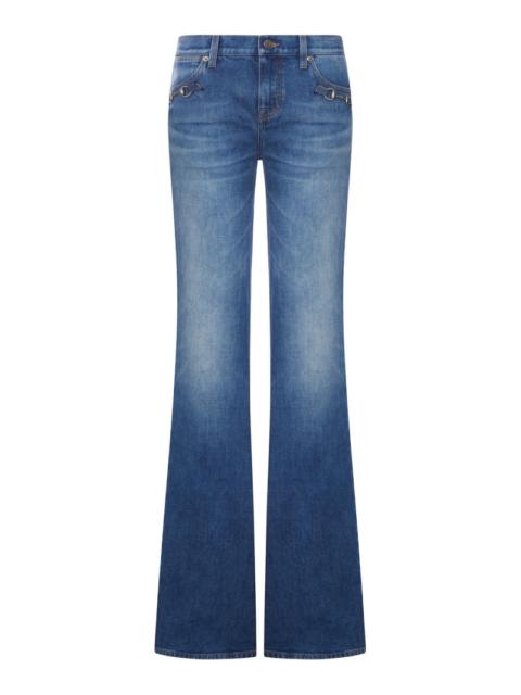 GUCCI Gucci Women Stretch Cotton Jeans With Hook