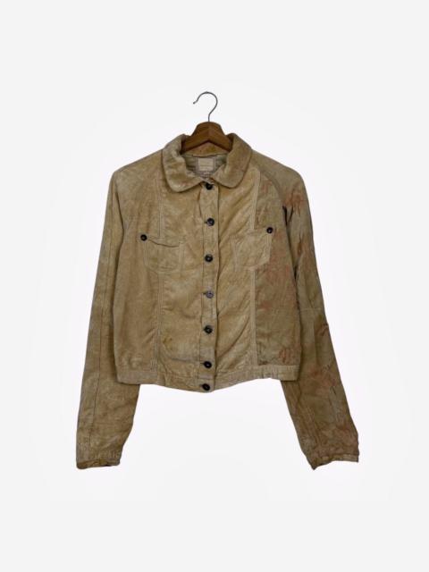 Other Designers Marithe + Francois Girbaud - Marithe Francoise Girbaud Flower Design Velour Jacket