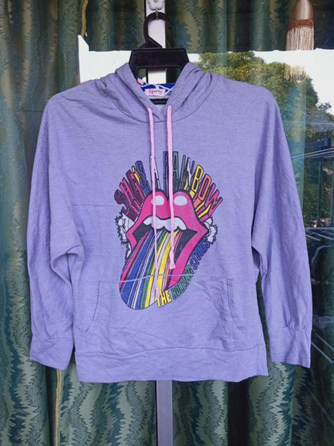 Other Designers Japanese Brand - She's A Rainbow Rolling Stone Printed Hoodies