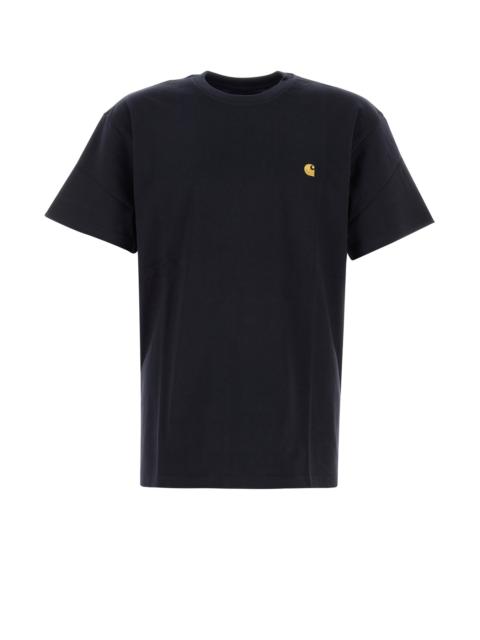 Carhartt Midnight blue cotton S/S Chase t-shirt