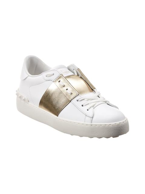 Valentino Valentino Rockstud Open Leather Sneaker