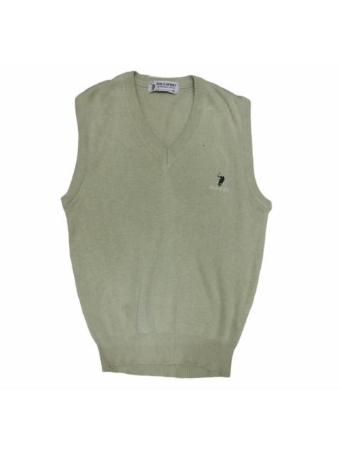 Other Designers Polo Ralph Lauren - Polo Spirit V Neck Knit Vest Made in Japan