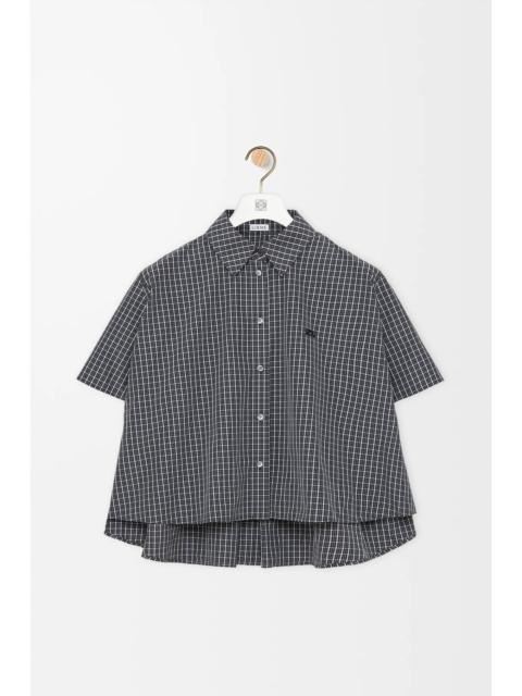 Loewe Loewe Short Sleeves Trapeze Shirt Black/White