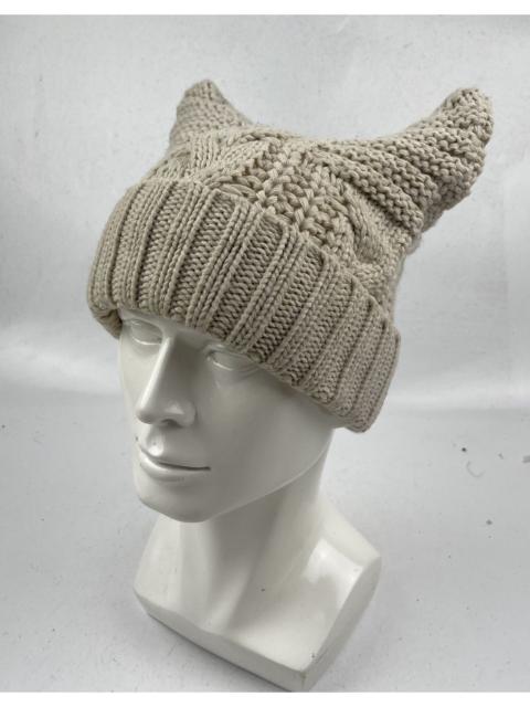 Other Designers Japanese Brand - very rare design beanie hat with horn tc47