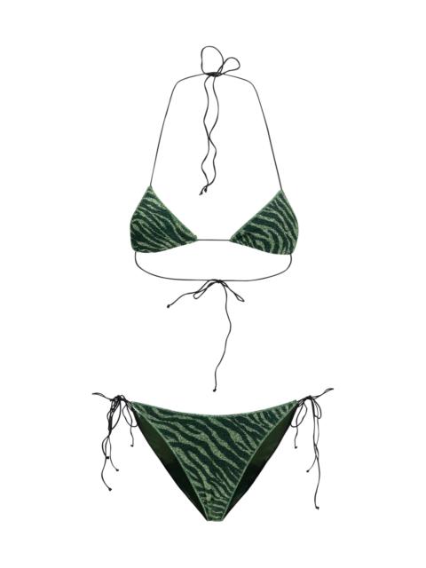 Oséree Oséree Lumière Candy Bikini Green Black