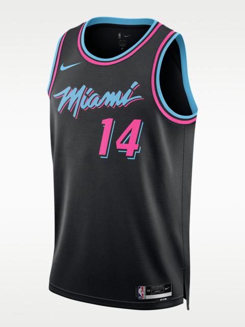 Nike Tyler Herro Miami Heat City Edition Men's Nike NBA Swingman Jersey