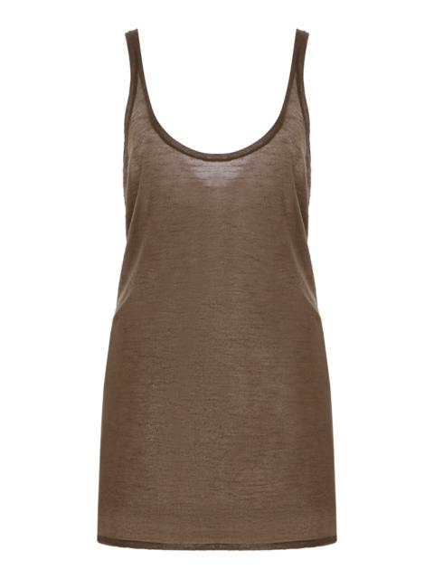 The Row Kazu Cashmere Tank Top neutral