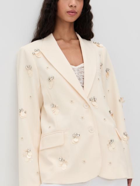 GUIZIO Embellished Oversized Blazer