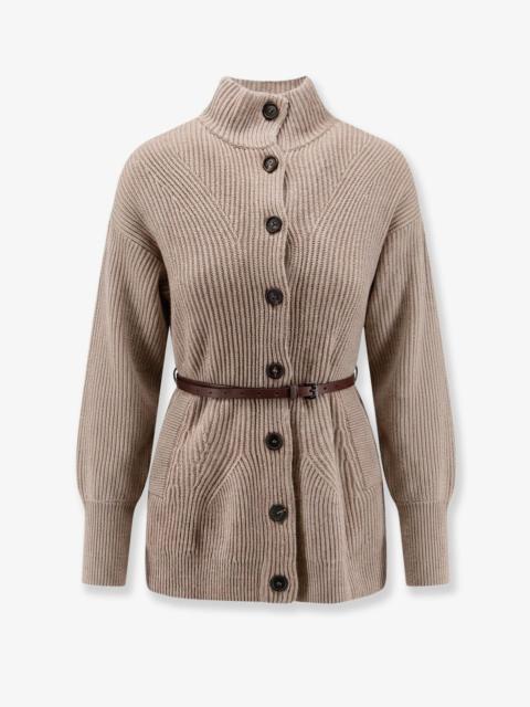 Brunello Cucinelli Brunello Cucinelli Wool, Cashmere, And Silk Blend Cardigan