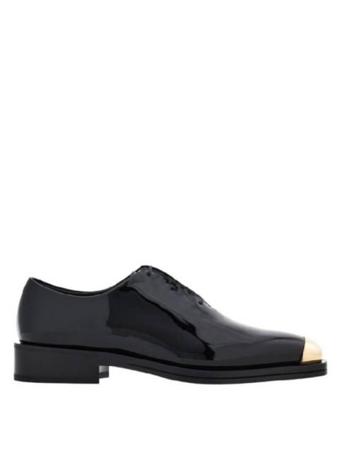 FERRAGAMO Ferragamo Metal Tip Detail Leather Oxfords