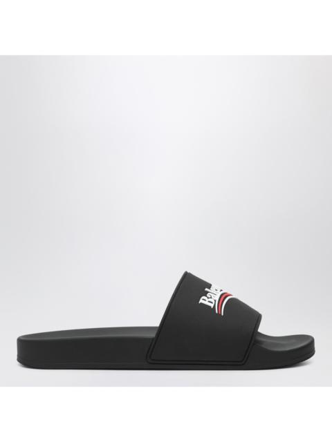 BALENCIAGA Balenciaga Pool Slide Rubber Sandals In Black Men