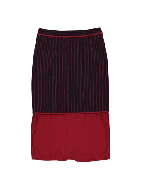 Other Designers Sies Marjan Ladies Striped Panel Midi Skirt