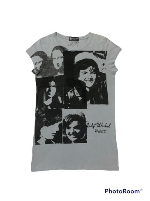 Other Designers Andy Warhol - MONA LISA & JACKIE KENNEDY POP ART SHIRT