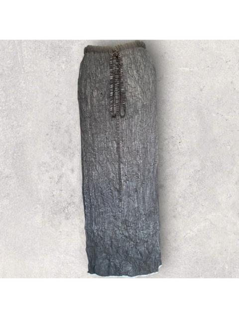ISSEY MIYAKE Vintage SS99 Wavy Twist Double Layer Sheer Mesh Skirt