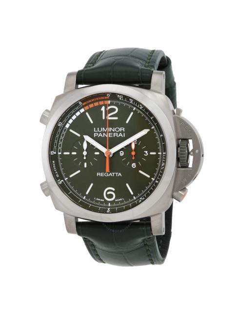 Panerai Panerai Luminor Regatta Chronograph Automatic Green Dial Men's Watch PAM01299