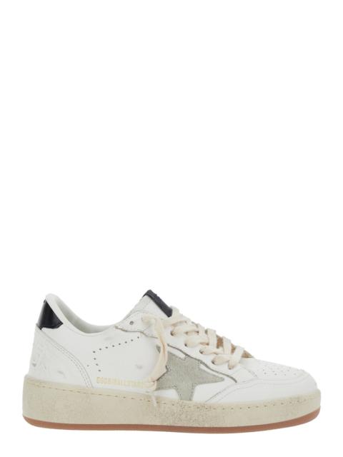 Golden Goose Golden Goose Women 'Ballstar 2' White Low Top Sneakers With Star Patch On The Side And Contrasting H