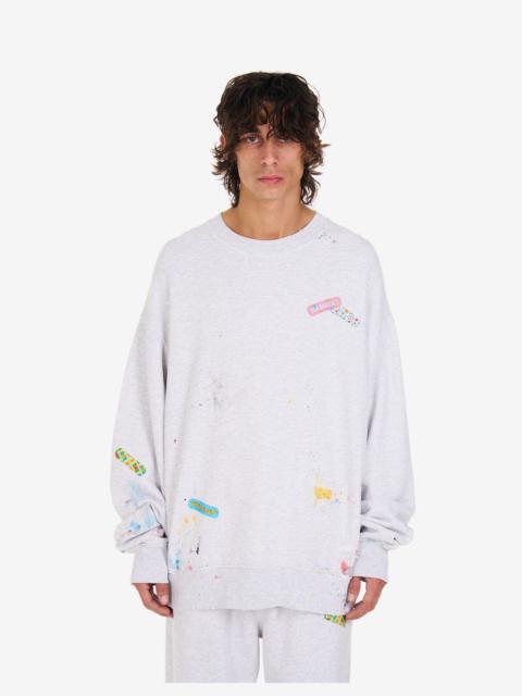 NAHMIAS Nahmias Grey Bandaid Sweatshirt