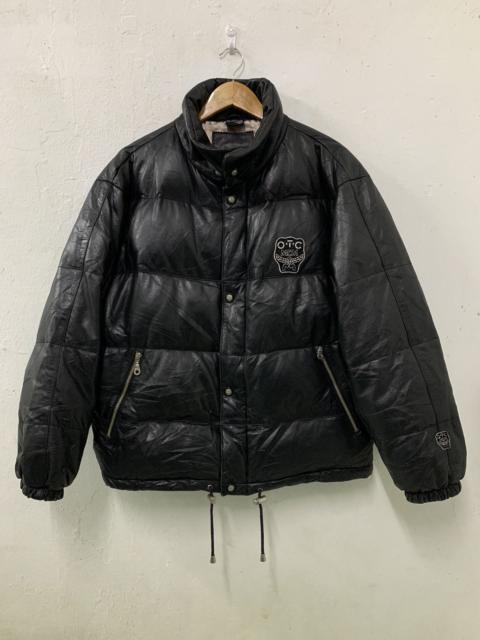 Other Designers Vintage MCM O.T.C Puffer Leather Jacket