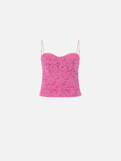 PINKO LACE BUSTIER TOP
