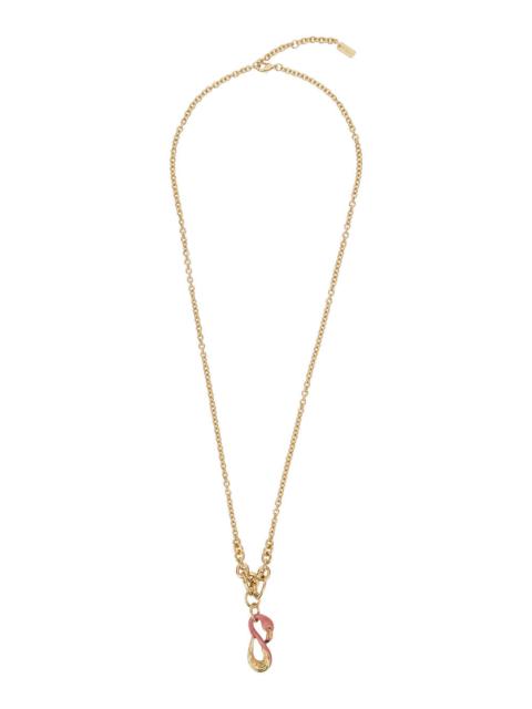 Chloé Chloé Women Gold-Colored Necklace With Chain Design And Front Pendant In Brass For Women