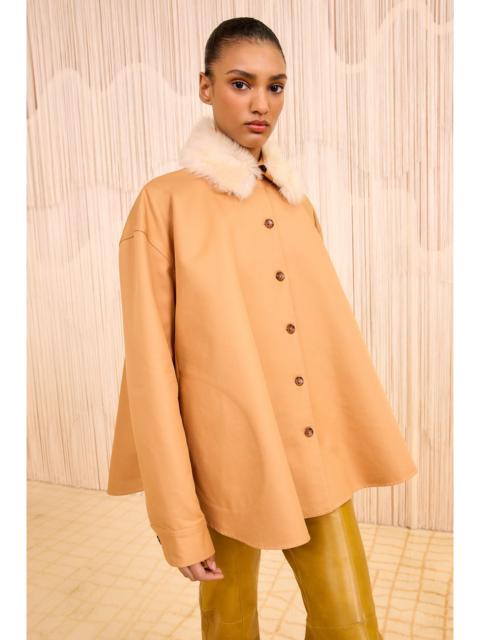 ULLA JOHNSON Floret Jacket with Removeable Collar