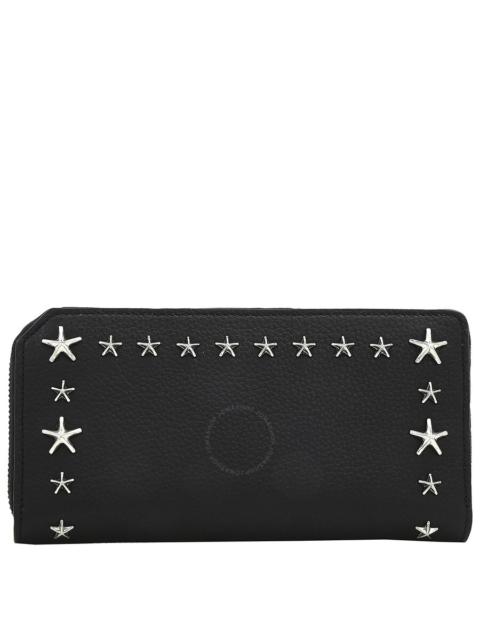 Jimmy Choo Carnaby/S Embossed Stars Leather Wallet