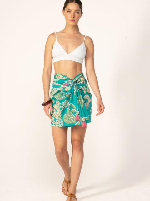 Poupette St Barth Mini Skirt Tilda - Turquoise Ritual
