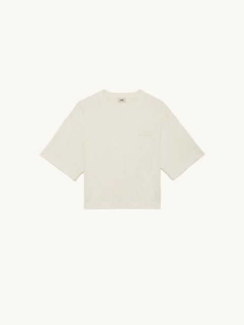 AUTRY TONAL LOGO BOXY TEE WOMAN