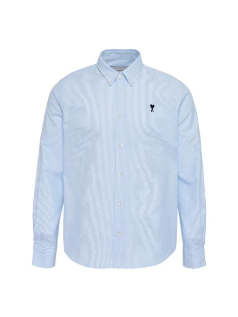 AMI Paris Long Sleeve Contrasted Button Shirt