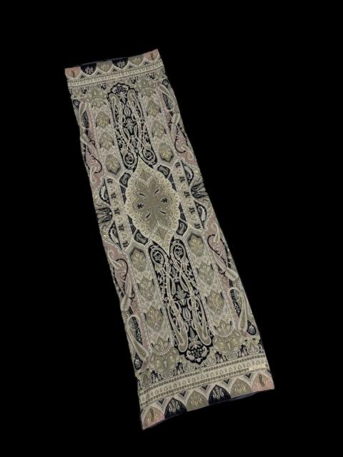 Etro PAISLEY ETRO COLORBLOCK SILK SCARF