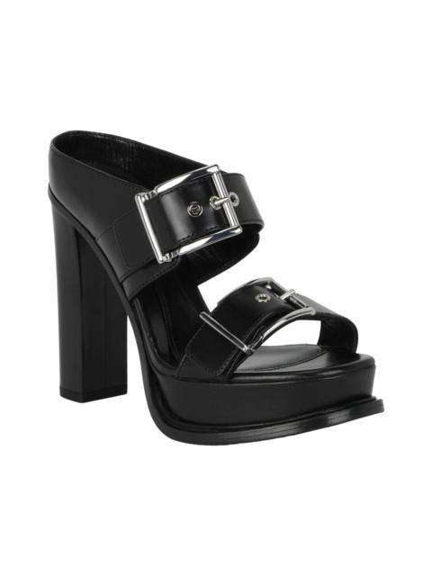Alexander McQueen Alexander McQueen Boxcar Leather Sandal