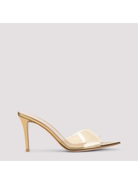 Gianvito Rossi GIANVITO ROSSI Elle 85mm Gold Mules New & Authentic (Women's